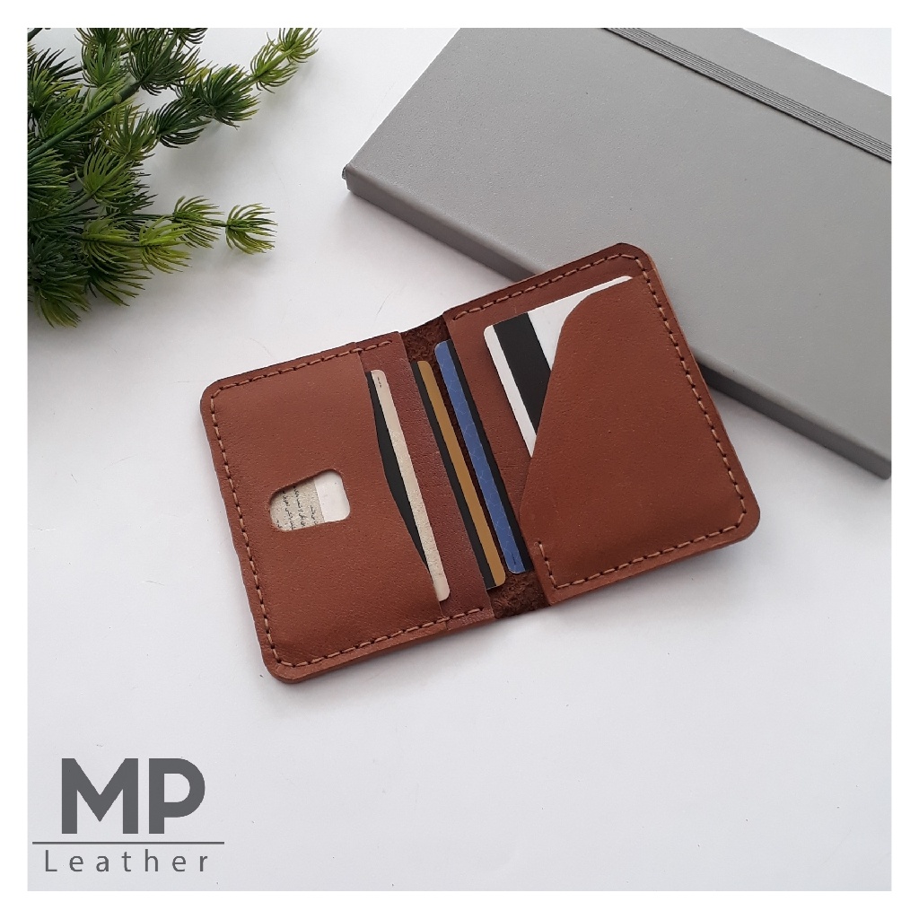 کیف کارت چرم بزی دستدوز