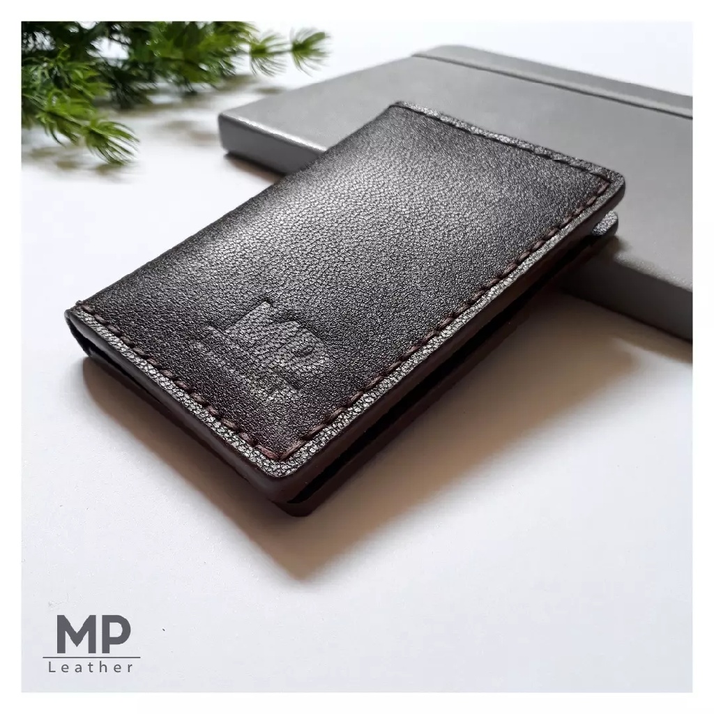 کیف کارت و پول تاشده جیبی چرم دستدوز