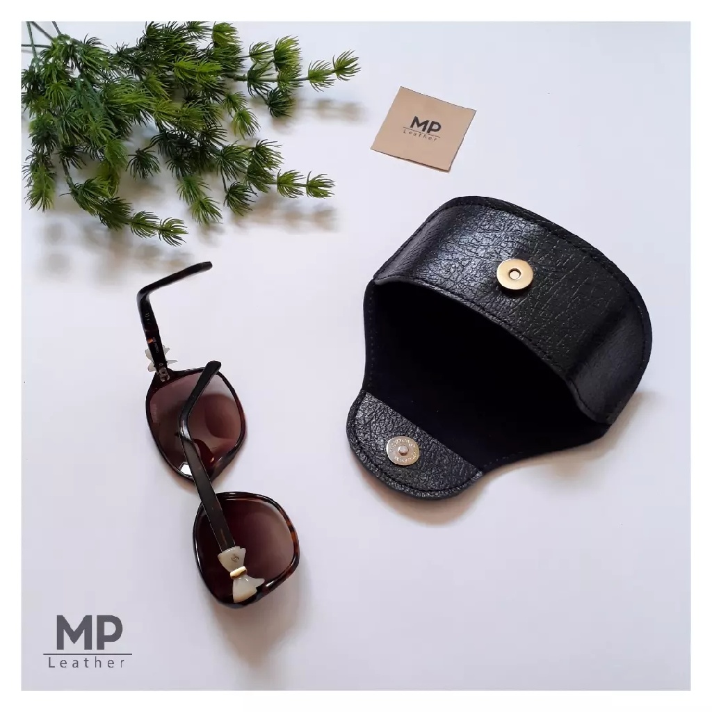 کیف عینک چرم اصل دستدوز