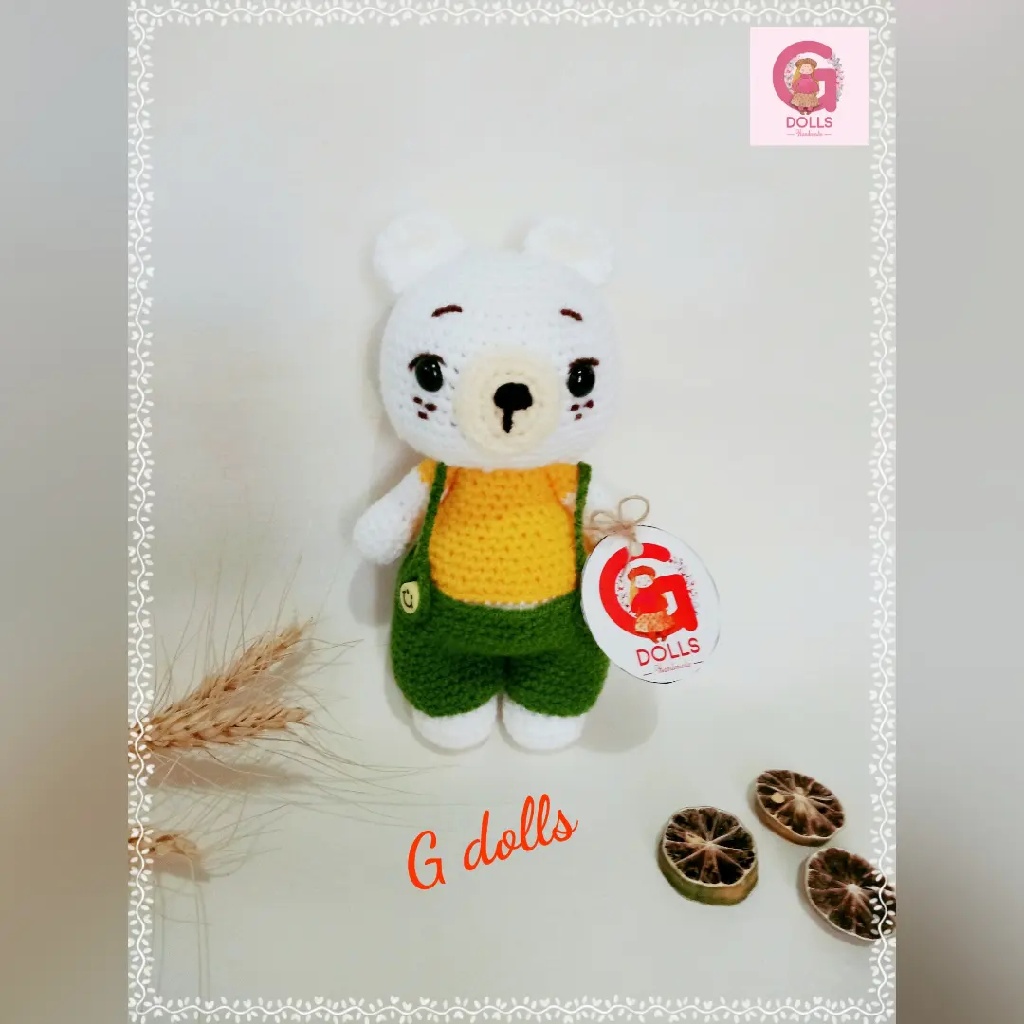 خرس کوچولوی سفید🐻🤩(کد ۱۵۵)از مجموعه حیوانات (animals collection)