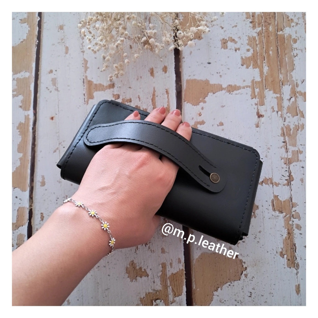 کیف دستی مردانه چرم گاوی دستدوز